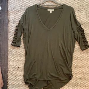 Green lounge shirt